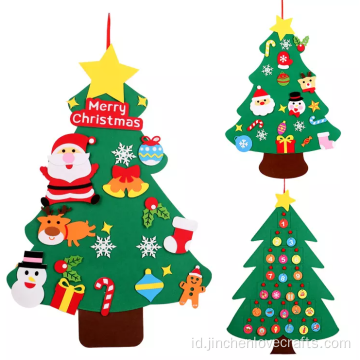 Hadiah Tahun Baru DIY Felt Christmas Tree